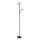 Globo - Candeeiro de chão LED com regulação LED/20W/230V+ LED/5W 3000/4000/6500K preto
