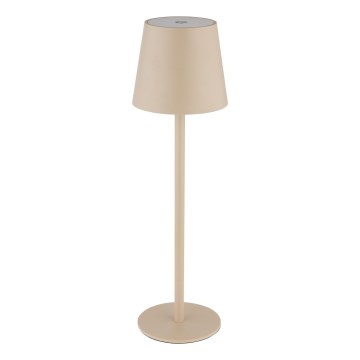 Globo - Candeeiro de exterior LED tátil regulável LED/3W/3,7V IP44 1800 mAh USB bege