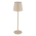 Globo - Candeeiro de exterior LED tátil regulável LED/3W/3,7V IP44 1800 mAh USB bege