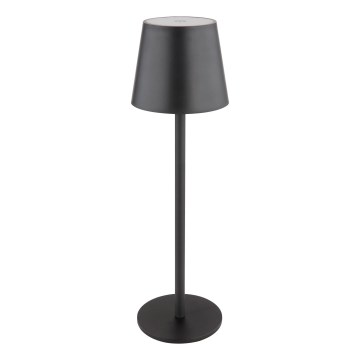 Globo - Candeeiro de exterior LED tátil regulável LED/3W/3,7V IP44 1800mAh + USB preto