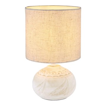 Globo - Candeeiro de mesa  1xE14/40W/230V bege/cerâmica