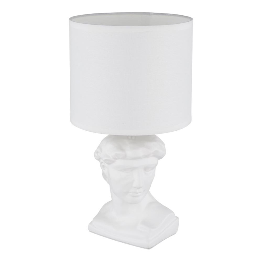 Globo - Candeeiro de mesa 1xE14/40W/230V branco