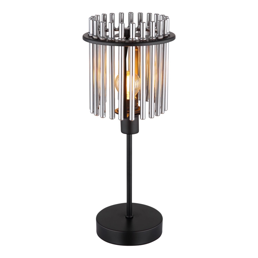 Globo - Candeeiro de mesa 1xE14/40W/230V diâmetro 15 cm preto
