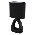 Globo - Candeeiro de mesa 1xE14/40W/230V preto