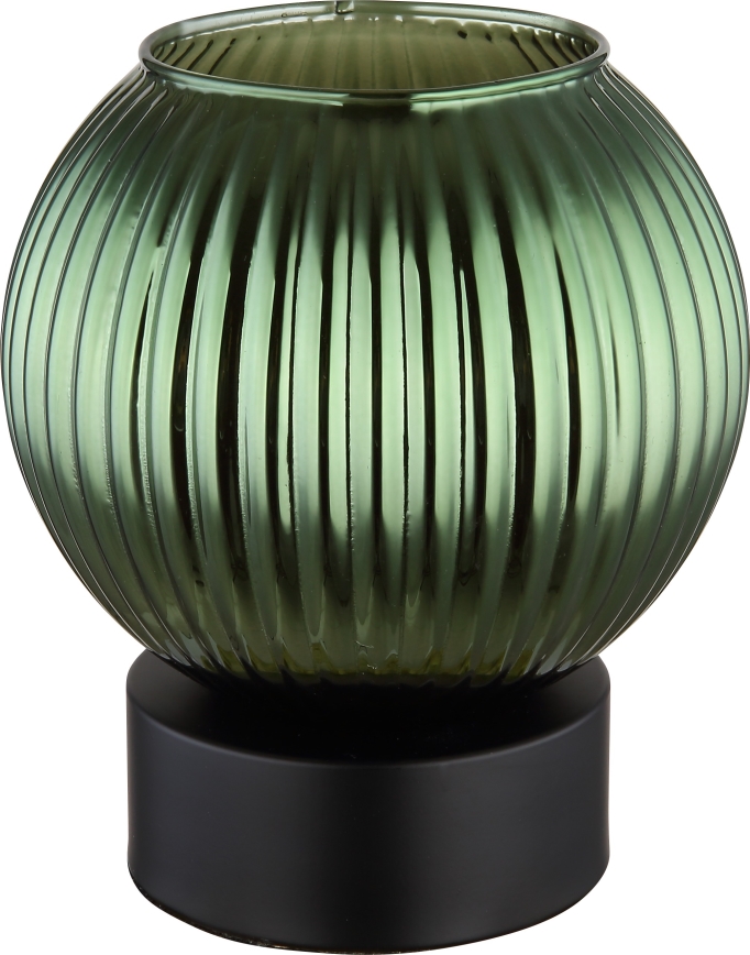 Globo - Candeeiro de mesa 1xE27/25W/230V diâmetro 15 cm verde