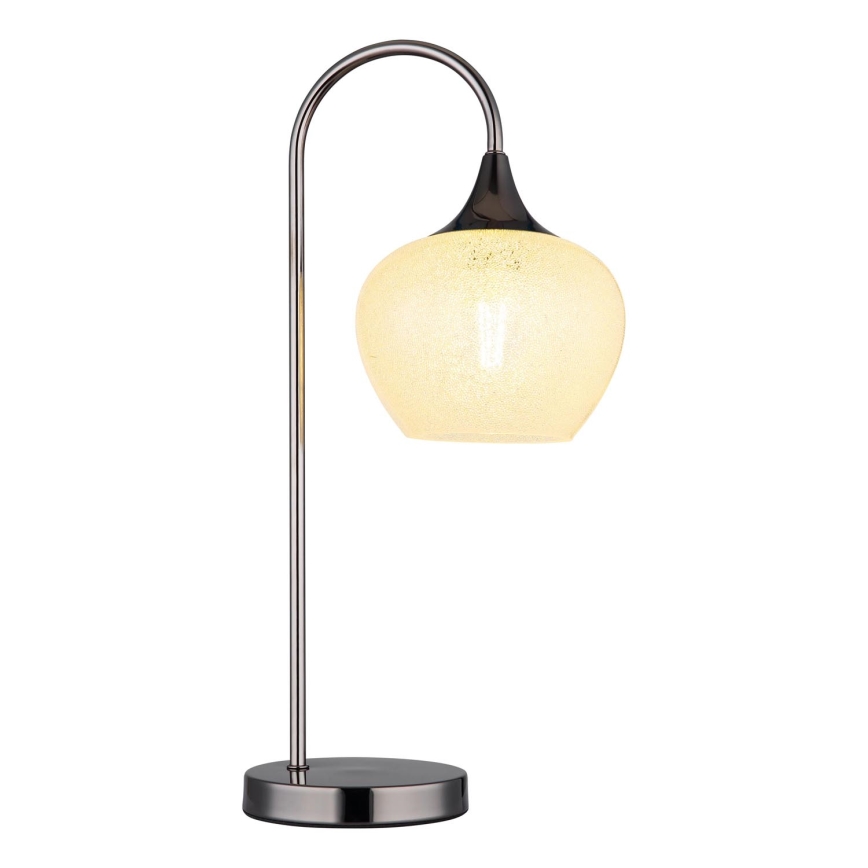 Globo - Candeeiro de mesa 1xE27/40W/230V branco/antracite