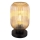 Globo - Candeeiro de mesa 1xE27/40W/230V castanho