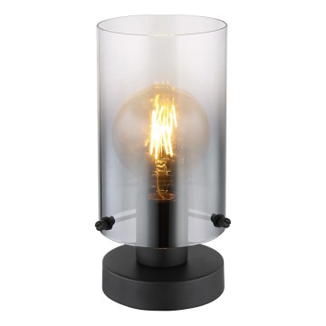Globo - Candeeiro de mesa 1xE27/40W/230V diâmetro 12,5 cm preto