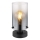 Globo - Candeeiro de mesa 1xE27/40W/230V diâmetro 12,5 cm preto