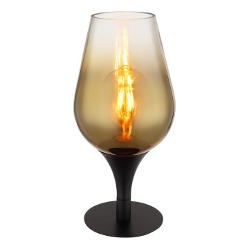 Globo - Candeeiro de mesa 1xE27/40W/230V diâmetro 15 cm dourado