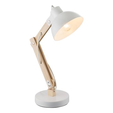 Globo - Candeeiro de mesa 1xE27/40W/230V faia