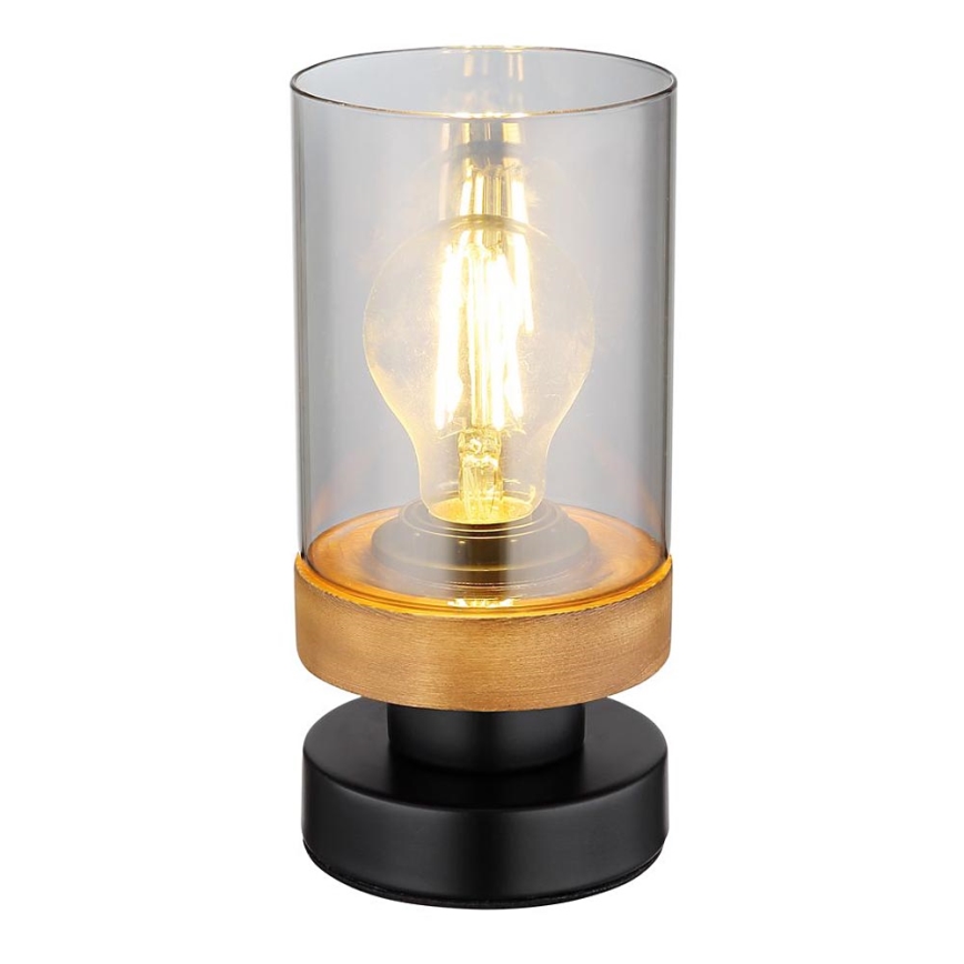 Globo - Candeeiro de mesa 1xE27/40W/230V metal/madeira