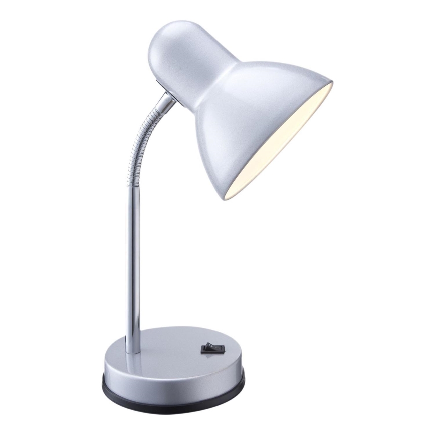 Globo - Candeeiro de mesa 1xE27/40W/230V prateado