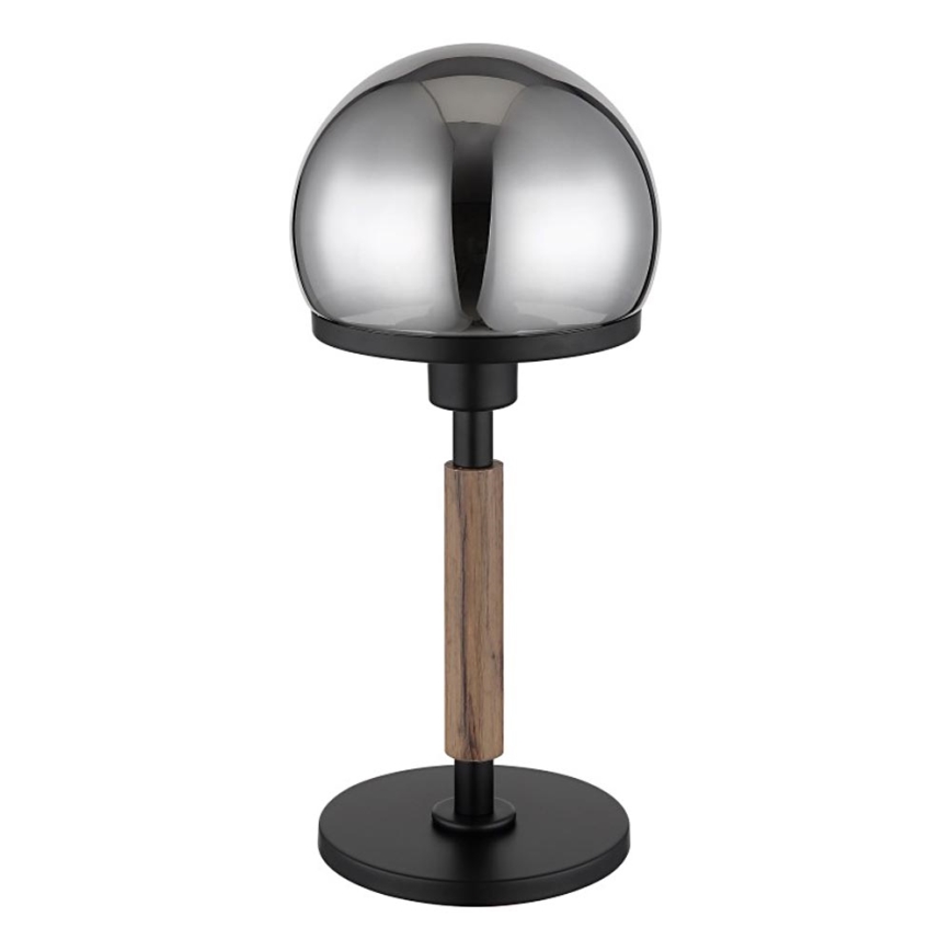 Globo - Candeeiro de mesa 1xE27/40W/230V preto/castanho