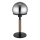 Globo - Candeeiro de mesa 1xE27/40W/230V preto/castanho