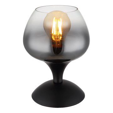 Globo - Candeeiro de mesa 1xE27/40W/230V preto