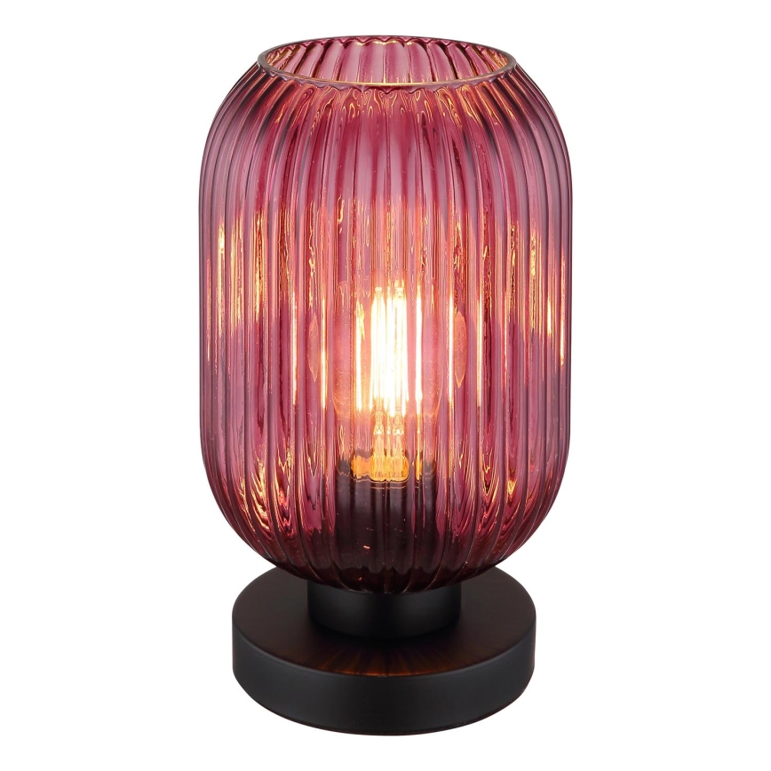 Globo - Candeeiro de mesa 1xE27/40W/230V roxo