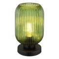Globo - Candeeiro de mesa 1xE27/40W/230V verde