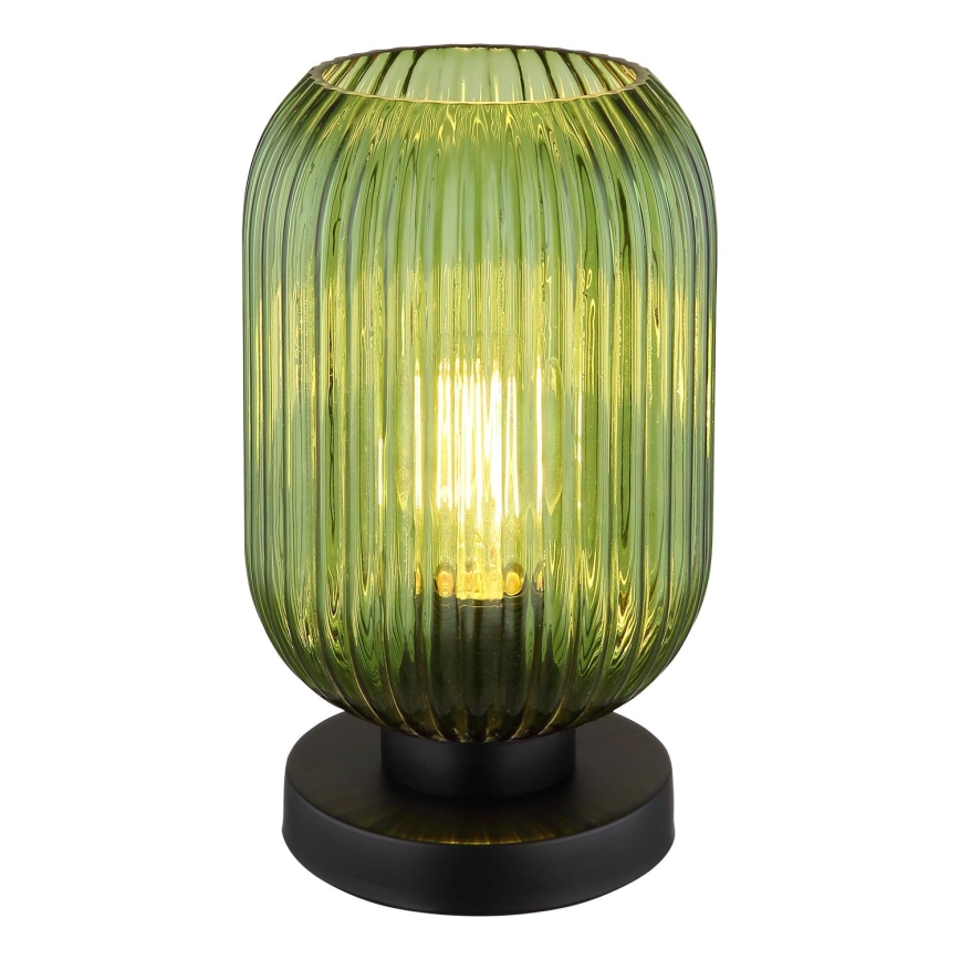 Globo - Candeeiro de mesa 1xE27/40W/230V verde