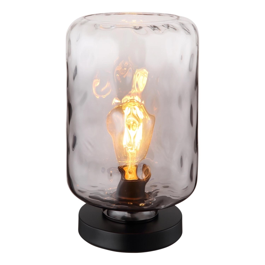 Globo - Candeeiro de mesa 1xE27/60W/230V cinzento