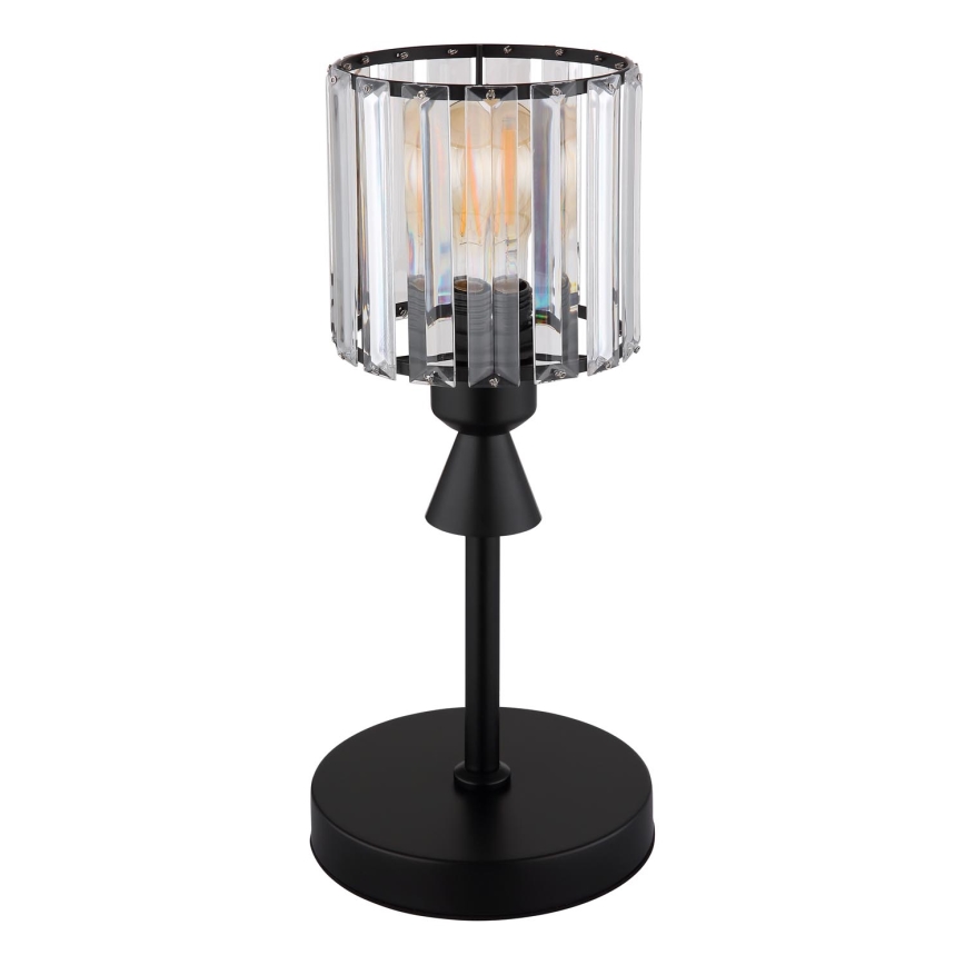 Globo - Candeeiro de mesa 1xE27/60W/230V diâmetro 15 cm preto