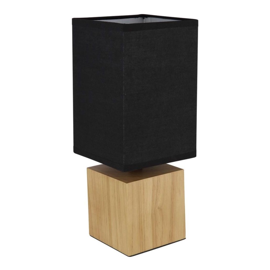 Globo - Candeeiro de mesa 1xE27/7W/230V preto/castanho