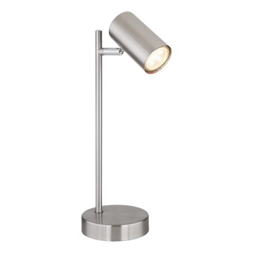 Globo - Candeeiro de mesa 1xGU10/5W/230V cromado mate
