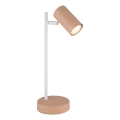 Globo - Candeeiro de mesa 1xGU10/5W/230V laranja