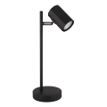 Globo - Candeeiro de mesa 1xGU10/5W/230V preto