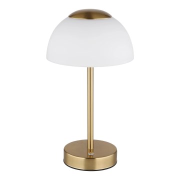 Globo - Candeeiro de mesa LED com regulação LED/2,5W/5V 1800mAh 2700K/4000K/6500K latão