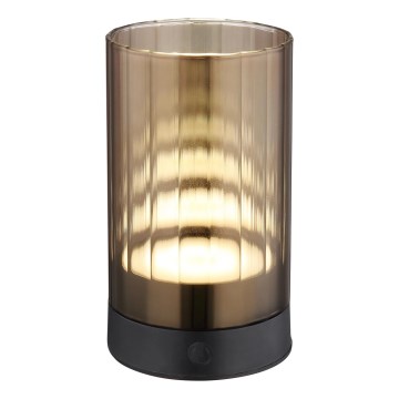 Globo - Candeeiro de mesa LED para exterior tátil e regulável LED/2W/3,7V 2700/4000/6500K 1200mAh IP44 castanho