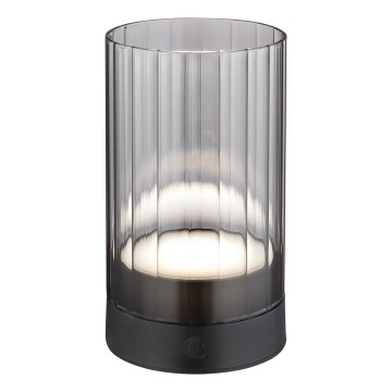 Globo - Candeeiro de mesa LED para exterior tátil e regulável LED/2W/3,7V 2700/4000/6500K 1200mAh IP44 cinzento