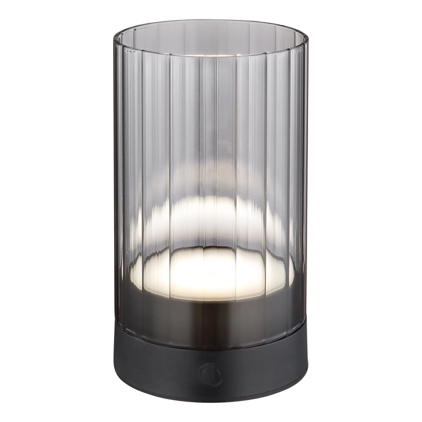 Globo - Candeeiro de mesa LED para exterior tátil e regulável LED/2W/3,7V 2700/4000/6500K 1200mAh IP44 cinzento