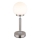 Globo - Candeeiro de mesa LED tátil com regulação LED/2,5W/5V 1800mAh 2700/4000/6500K cromado mate