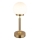 Globo - Candeeiro de mesa LED tátil com regulação LED/2,5W/5V 1800mAh 2700/4000/6500K latão