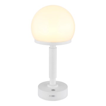 Globo - Candeeiro de mesa LED tátil com regulação LED/2,5W/5V 1800mAh 2800K branco