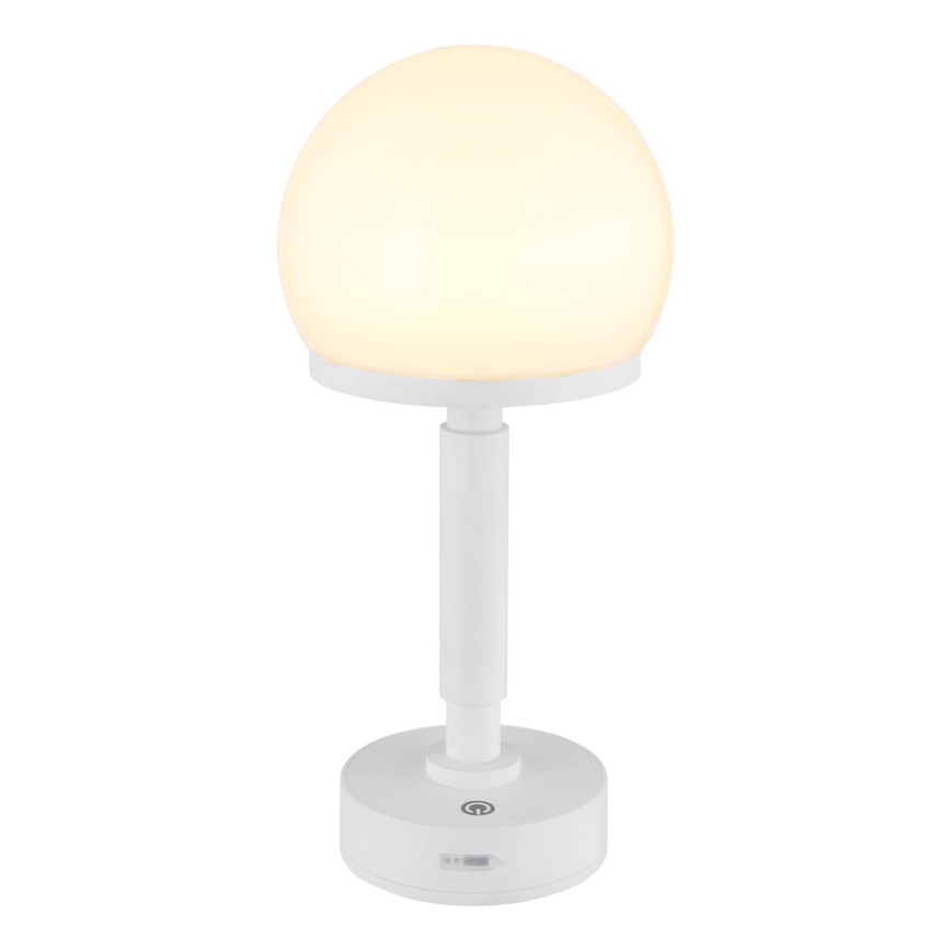 Globo - Candeeiro de mesa LED tátil com regulação LED/2,5W/5V 1800mAh 2800K branco