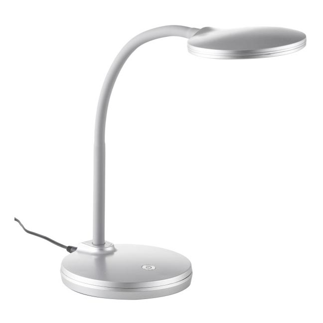 Globo -  Candeeiro de mesa LED tátil com regulação LED/4,6W/230V prateado