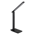 Globo -  Candeeiro de mesa LED tátil com regulação LED/5W/5V 2700/4000/6500K 1800 mAh preto