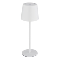 Globo - Candeeiro de mesa LED tátil para exterior flexível com regulação LED/2W/5V 3000/4000/6000K 2200 mAh IP44 branco