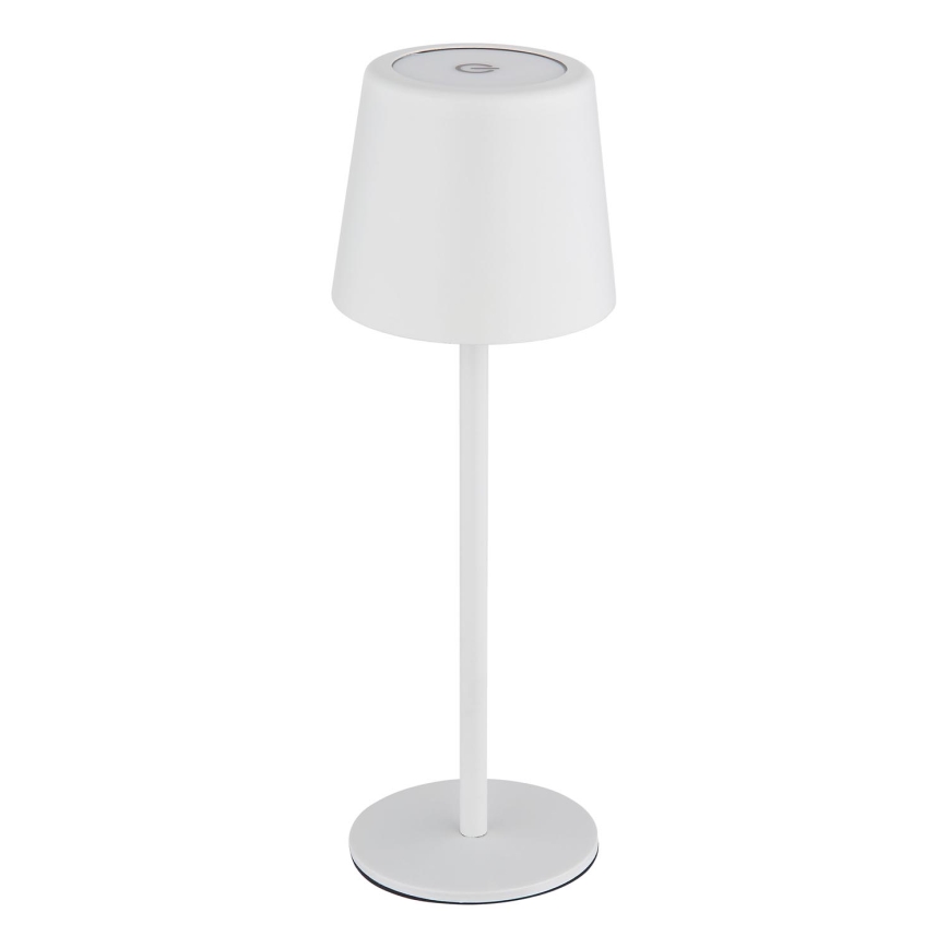 Globo - Candeeiro de mesa LED tátil para exterior flexível com regulação LED/2W/5V 3000/4000/6000K 2200 mAh IP44 branco
