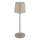 Globo - Candeeiro de mesa LED tátil para exterior flexível com regulação LED/2W/5V 3000/4000/6000K 2200 mAh IP44 creme