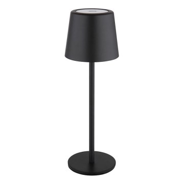 Globo - Candeeiro de mesa LED tátil para exterior flexível com regulação LED/2W/5V 3000/4000/6000K 2200 mAh IP44 preto