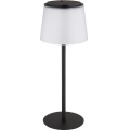 Globo - Candeeiro de mesa para exterior LED tátil e regulável LED/1,8W/5V IP44 1800 mAh preto/branco