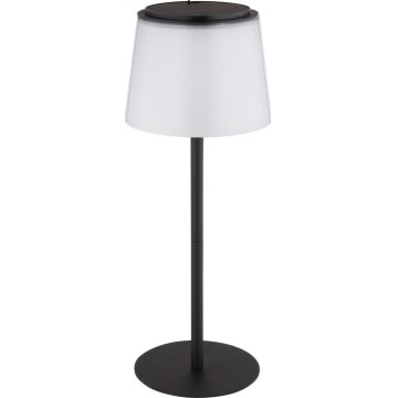 Globo - Candeeiro de mesa para exterior LED tátil e regulável LED/1,8W/5V IP44 1800 mAh preto/branco
