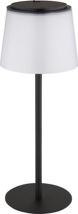 Globo - Candeeiro de mesa para exterior LED tátil e regulável LED/1,8W/5V IP44 1800 mAh preto/branco