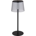 Globo - Candeeiro de mesa para exterior LED tátil e regulável  LED/1,8W/5V IP44 1800 mAh preto/fumado