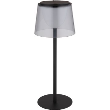 Globo - Candeeiro de mesa para exterior LED tátil e regulável  LED/1,8W/5V IP44 1800 mAh preto/fumado