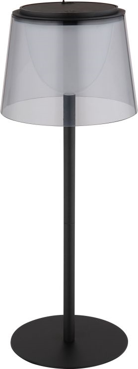 Globo - Candeeiro de mesa para exterior LED tátil e regulável  LED/1,8W/5V IP44 1800 mAh preto/fumado