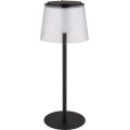 Globo - Candeeiro de mesa para exterior LED tátil e regulável  LED/1,8W/5V IP44 1800 mAh preto/transparente